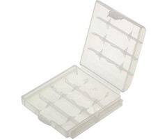 opbergdoosje voor 4 stuks AA of AAA batterijen