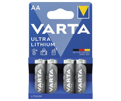 Varta lithium AA batterijen 4 stuks