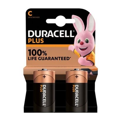 Duracell plus C batterijen 2 stuks