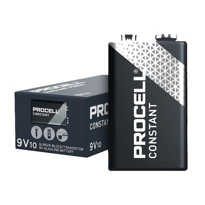 Duracell Procell 9V blok batterijen 10 stuks
