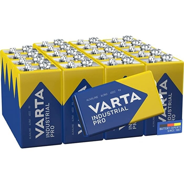 Varta Industrial pro 9V batterijen 20 stuks