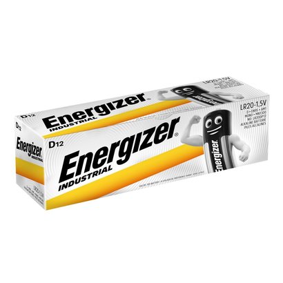 Energizer Industrial D batterijen 12 stuks