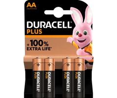 Duracell plus AA batterijen 4 stuks