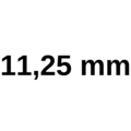 Metaalboor 11,25 mm