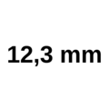 Metaalboor 12,3 mm