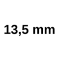 Metaalboor 13,5 mm
