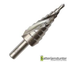 Stappenboor 4-20 mm met spiraal