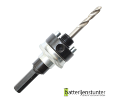 Snelwissel zeskant houder met veer metaal gatzagen 32-210 mm (9,5mm schacht)