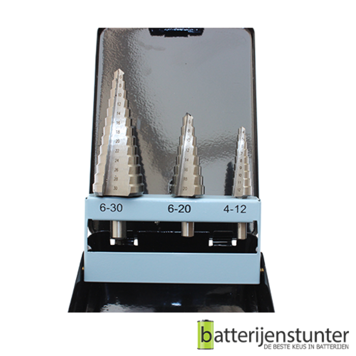 Getrapte borenset 3 delig