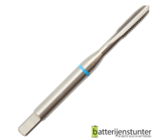 Machinetap M6 doorlopende gaten HSS  M35 5% cobalt metrisch