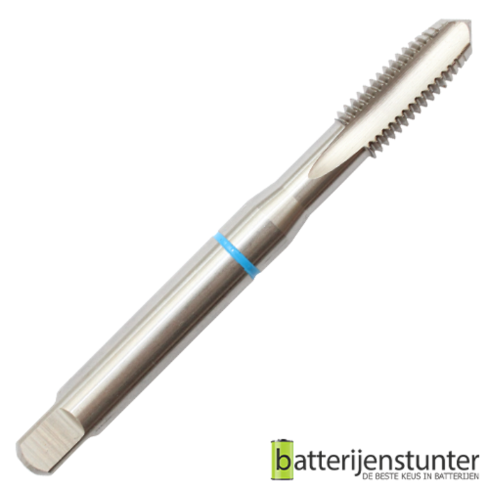 Machinetap M8 doorlopende gaten HSS  M35 5% cobalt metrisch