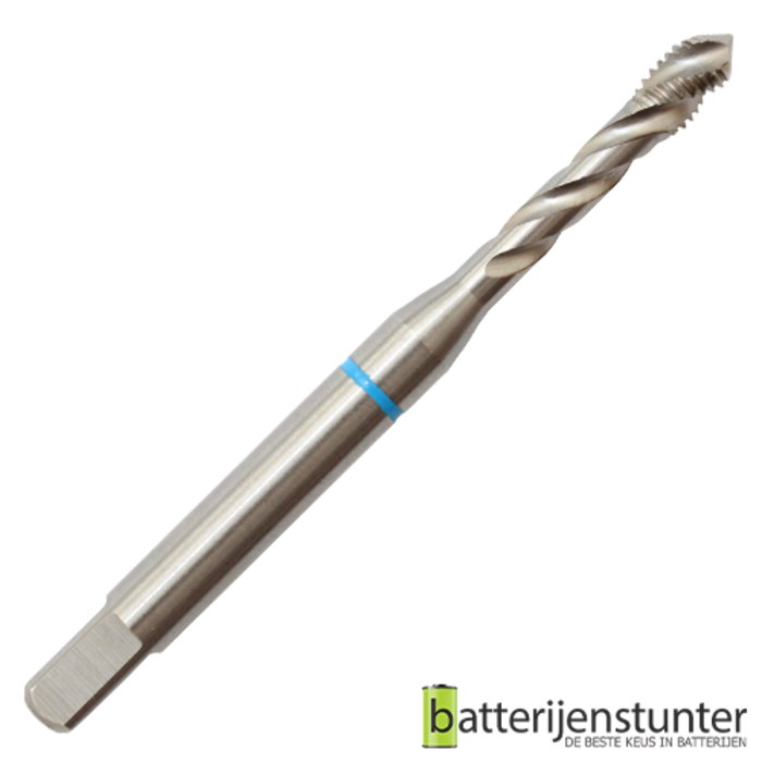 Machinetap M3 blinde gaten HSS  M35 5% cobalt metrisch