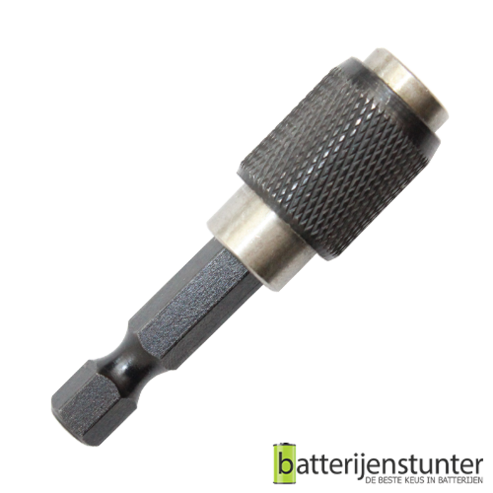 Magnetische snelwissel bithouder 1/4" met quicklock (50mm)