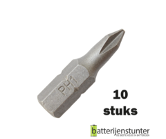 10 stuks phillips schroefbit PH1