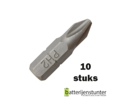10 stuks phillips schroefbit PH2