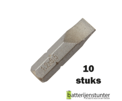 10 stuks platte schroefbit 1,2 x 6,5mm