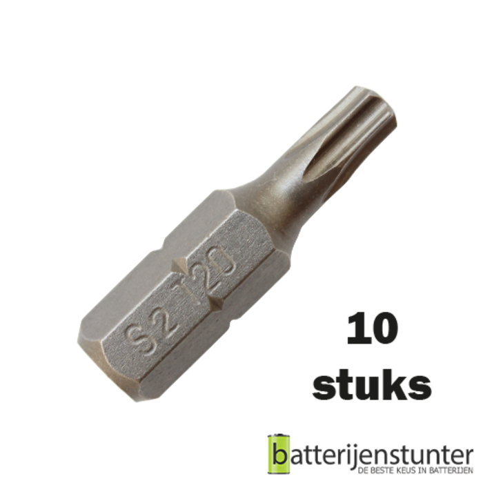 10 stuks torx schroefbit 20mm