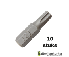 10 stuks torx schroefbit 27mm