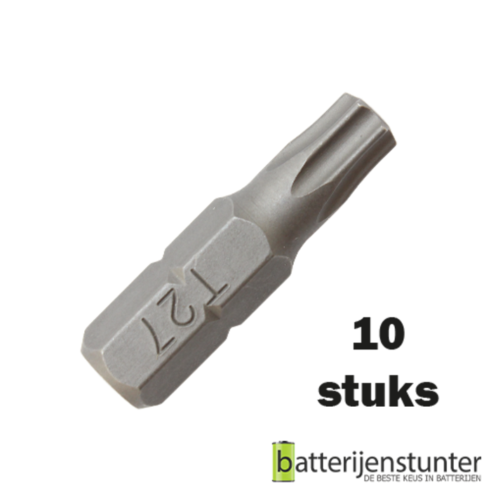10 stuks torx schroefbit 27mm