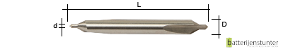 Centreerboor 2 mm