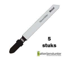 Decoupeerzaagjes voor metaal 50mm 32 TPI