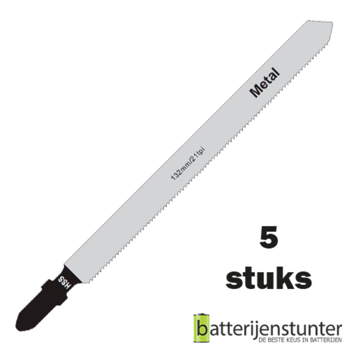 Zaagblad decoupeerzaag metaal 100mm 21 TPI