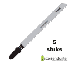 Zaagblad decoupeerzaag hout 75mm 10 TPI voor rechte zaagsnede clean cut