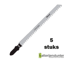 Zaagblad decoupeerzaag hout 90mm 8 TPI voor rechte zaagsnede clean cut