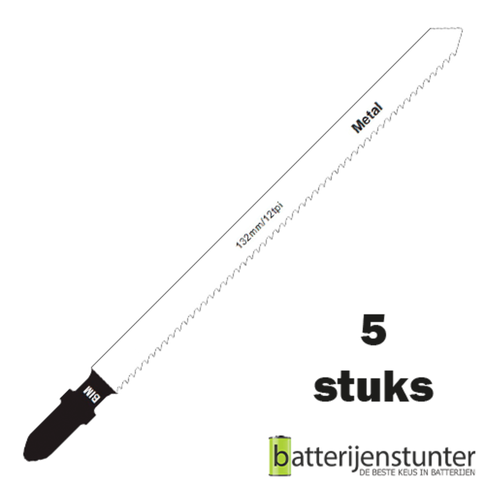 Zaagblad decoupeerzaag metaal 100mm 12 TPI longlife