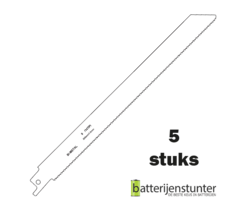 Zaagblad reciprozaag metaal 225mm 14 TPI