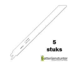 Zaagblad reciprozaag universeel hout en metaal 225mm 10-14 TPI