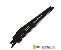 Zaagblad reciprozaag voor vezel en gipsplaat 150mm 8-6 TPI