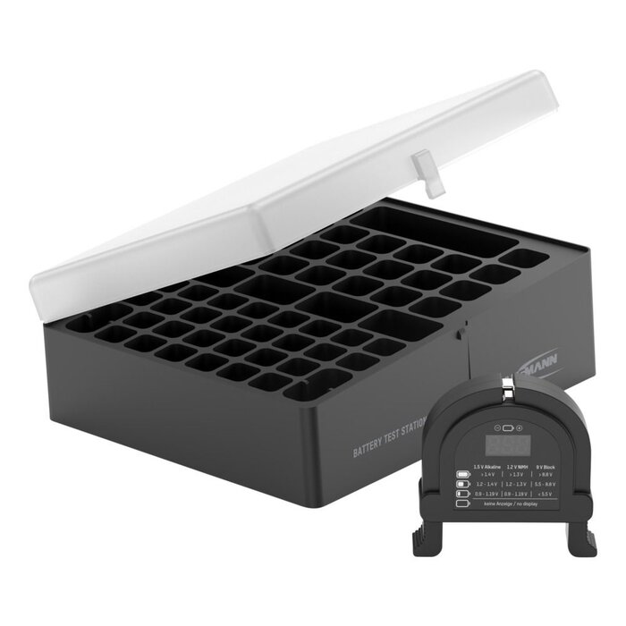 Luxe batterijen bewaardoos incl. batterijtester