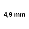 Boor 4,9 mm