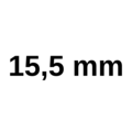 Boor 15,5 mm
