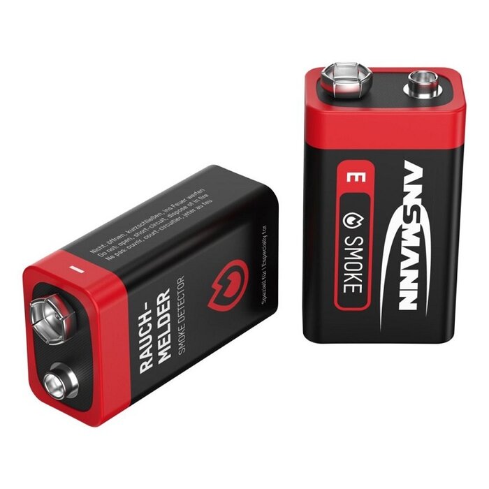 Ansmann 9V batterijen 2 stuks