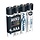 Ansmann oplaadbare AAA batterijen 1100mAh 4 stuks