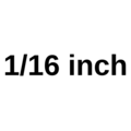 1/16 inch metaalboor