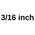 3/16 inch metaalboor