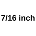 7/16 inch metaalboor