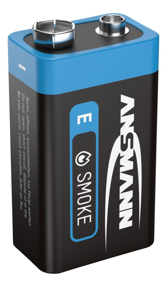 Ansmann 9V lithium batterij