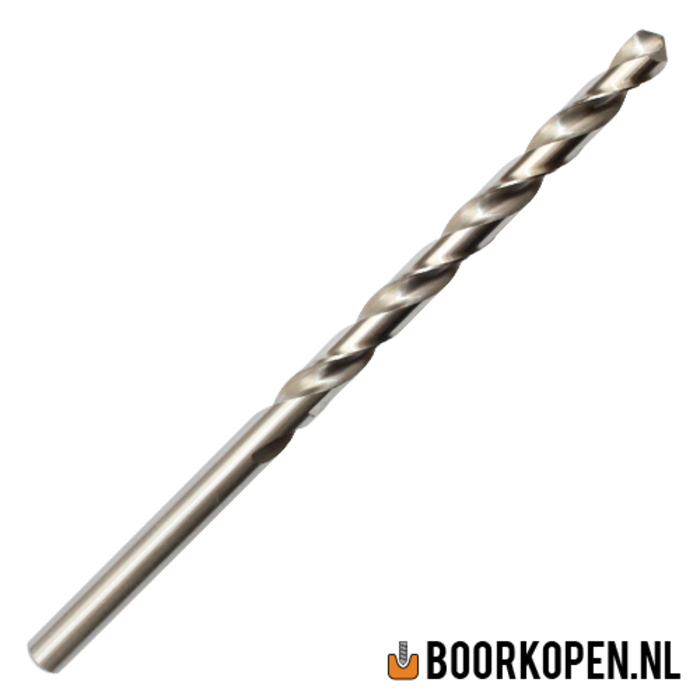 Metaalboor 4,9 mm HSS geslepen 132 mm lang