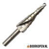 Stappenboor 4-12 mm met spiraal