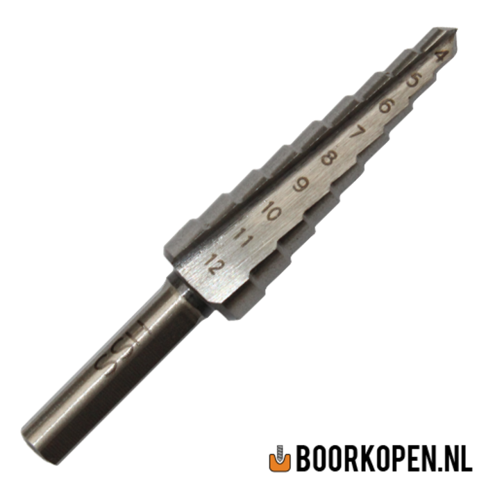 Stappenboor 4-12 mm