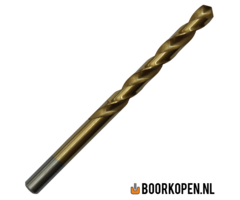 Metaalboor 5 mm HSS titanium gecoat per 10 stuks verpakt