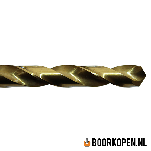 Metaalboor 12,5 mm HSS geslepen titanium gecoat