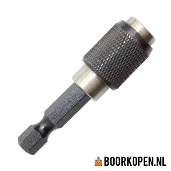 Magnetische snelwissel bithouder 1/4" met quicklock (50mm)