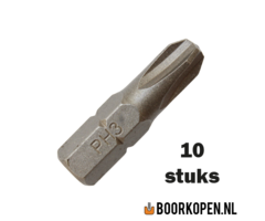10 stuks phillips schroefbit PH3