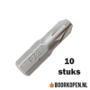 10 stuks pozidriv schroefbit PZ3