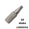 10 stuks platte schroefbit 1 x 5,5mm